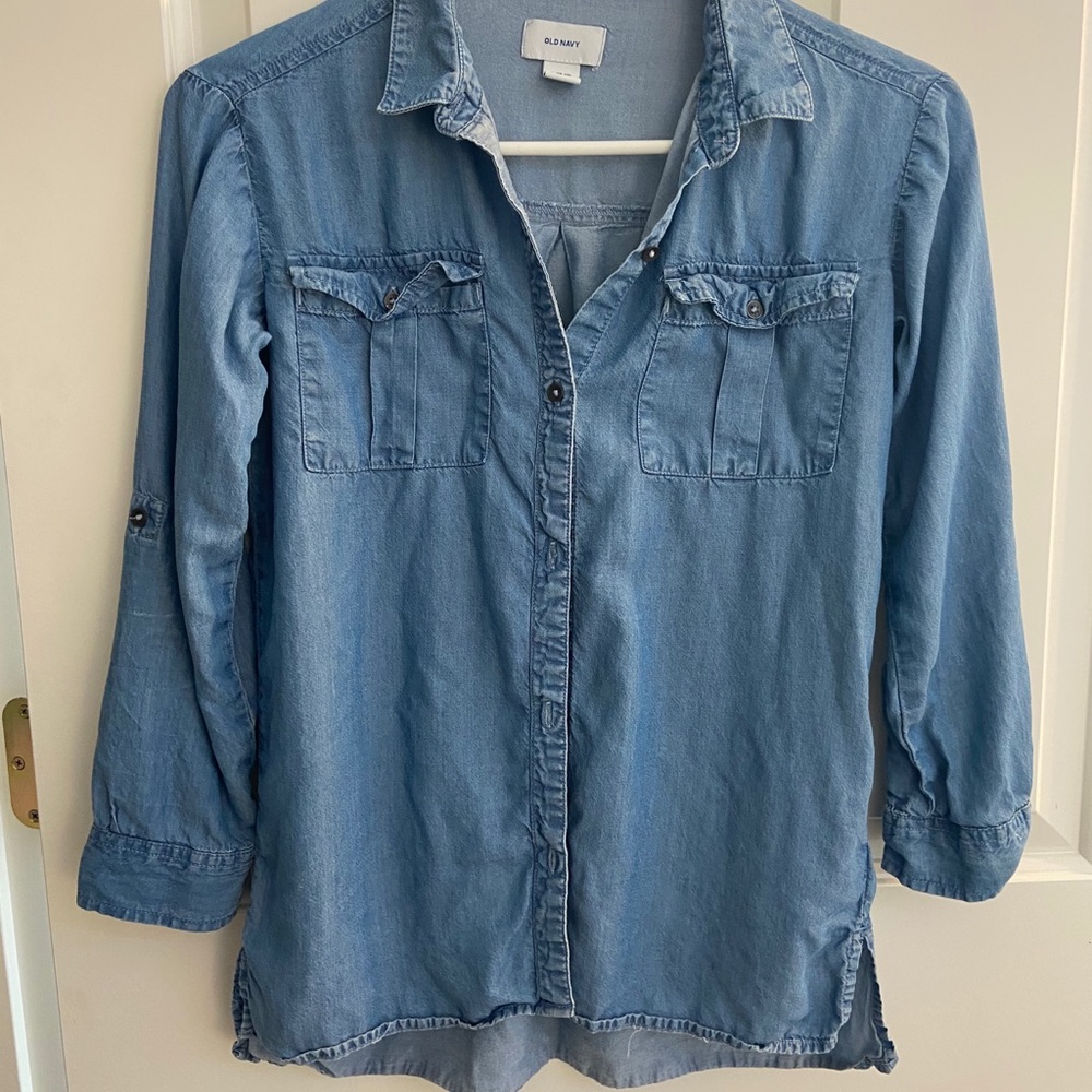 Old Navy Denim button down shirt